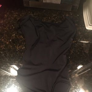 Red black and purple leotard